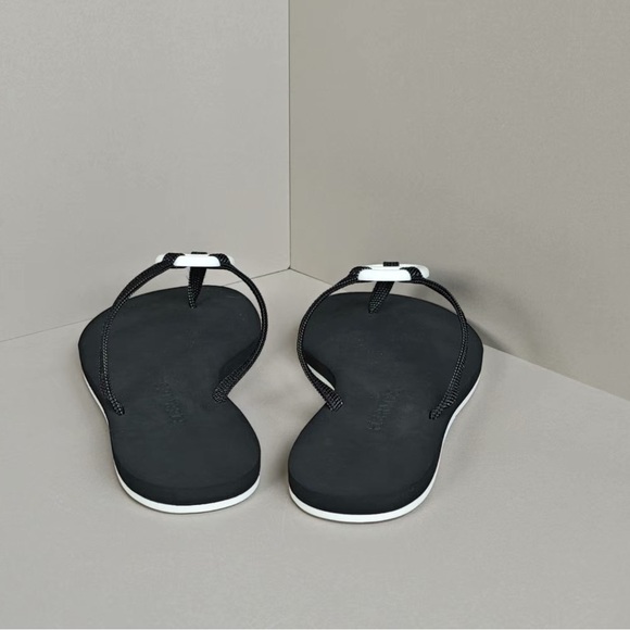 🚩steal authentic Hermes Black and White Sandals - Picture 3 of 5